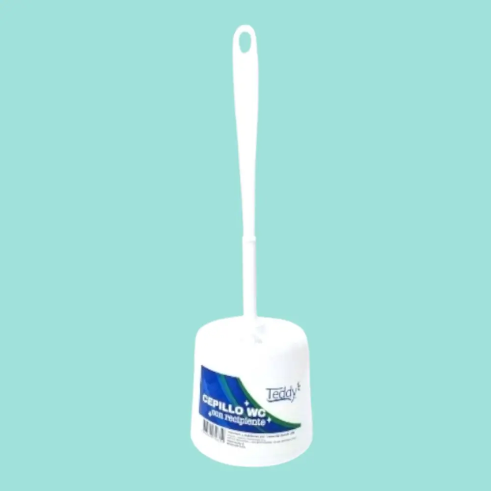 cepillo wc teddy blanco