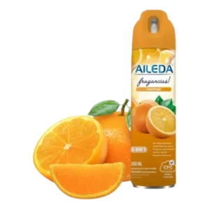desodorante ambiental aileda fragancia naranja 360 ml