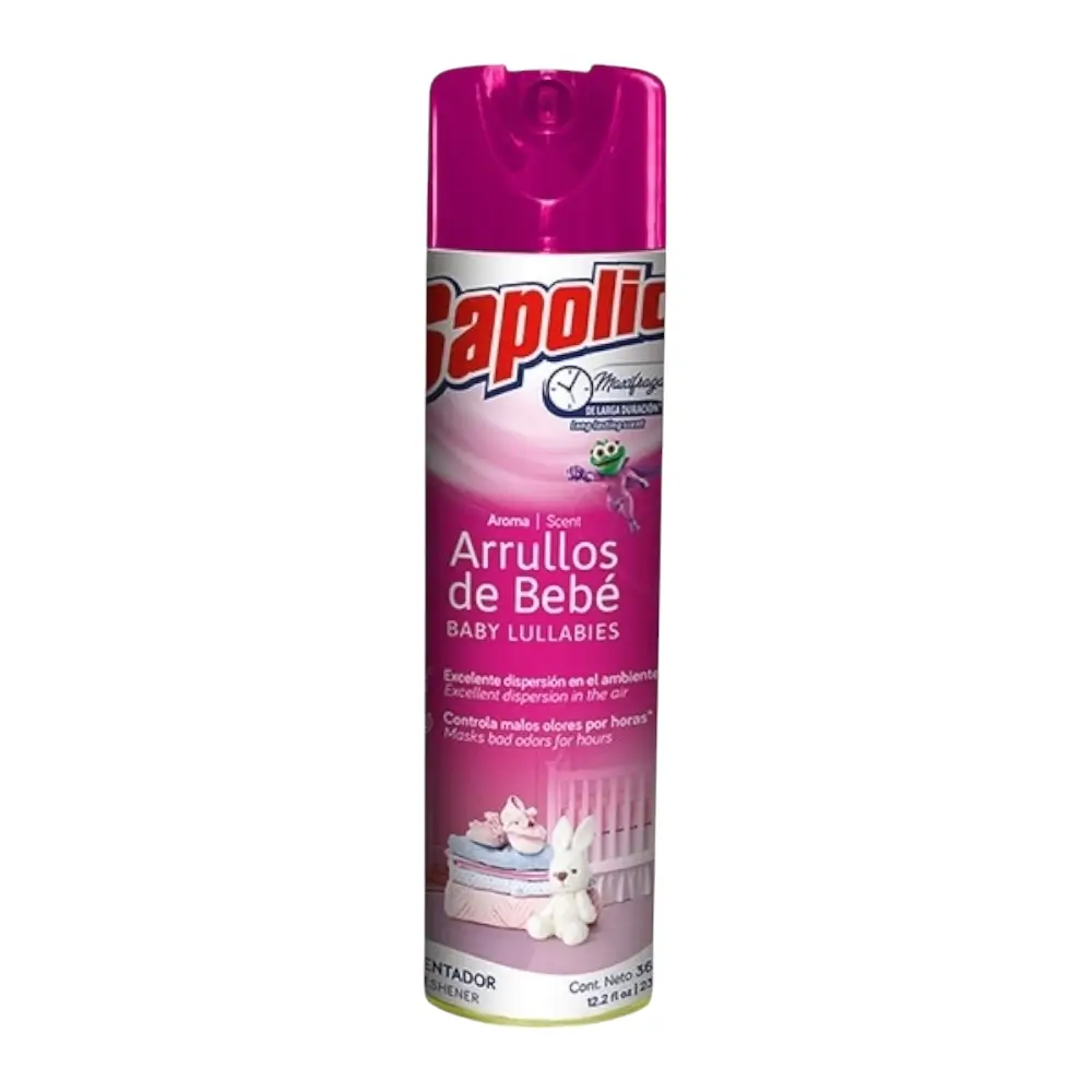desodorante ambiental sapolio arrullos de bebe 360 ml