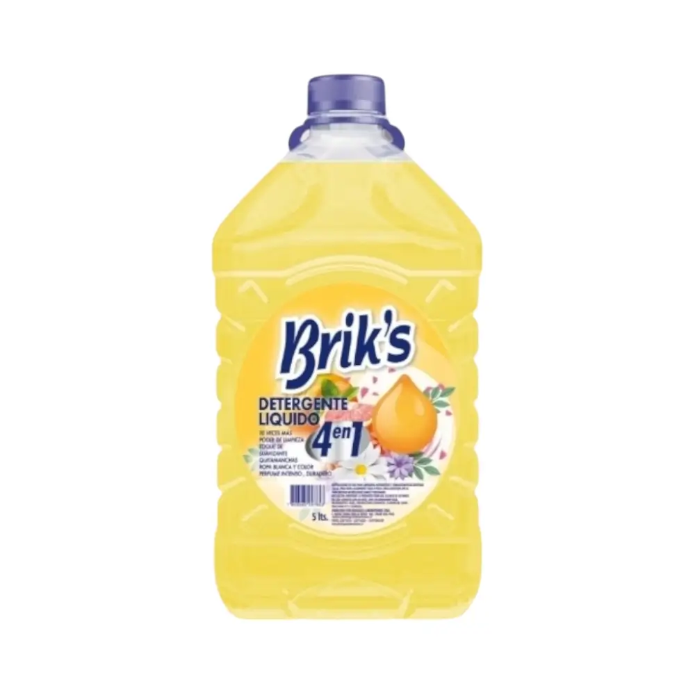 detergente liquido briks 4 en 1 5 litros