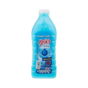 detergente liquido briks con gel activo 2 litros