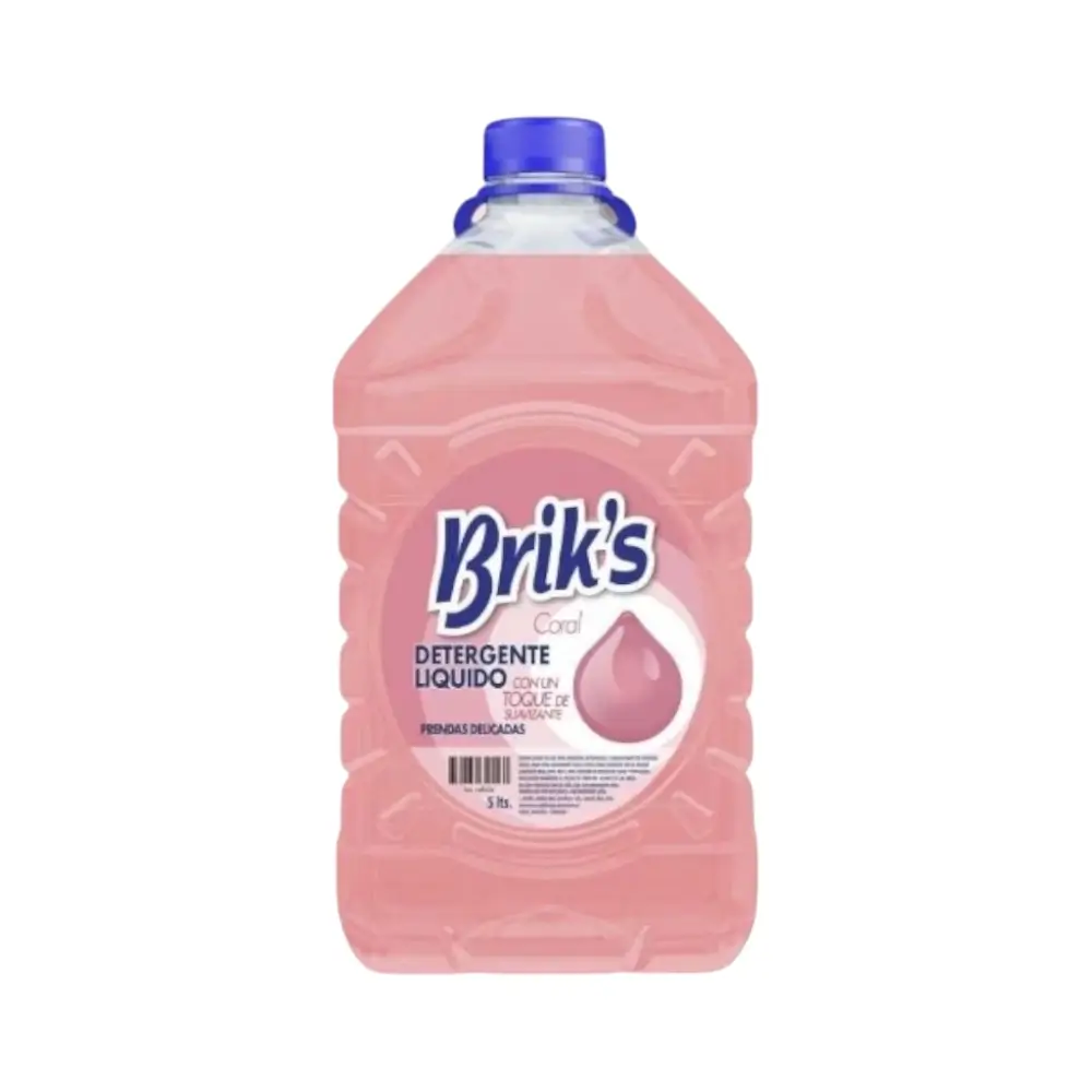 detergente liquido briks coral 5 litros
