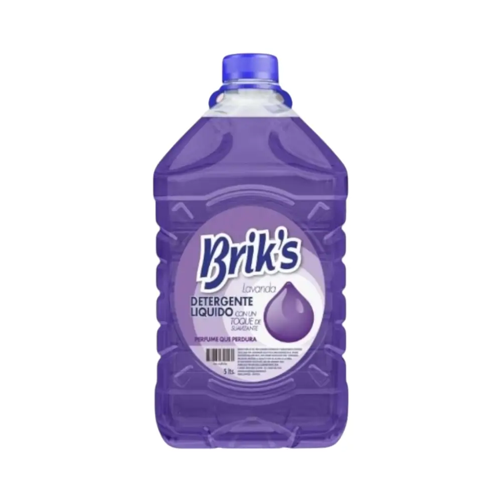 detergente liquido briks lavanda 5 litros