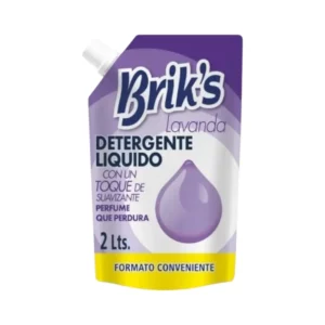 detergente liquido briks lavanda doypack 2 litros