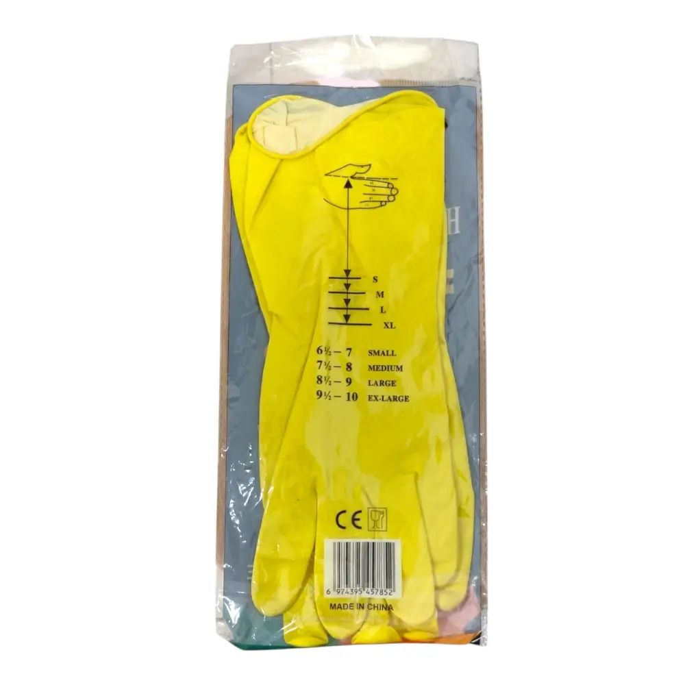 guante latex multiuso domestico talla s posterior
