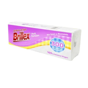 servilletas cocktail brillex pack familiar 300unidades