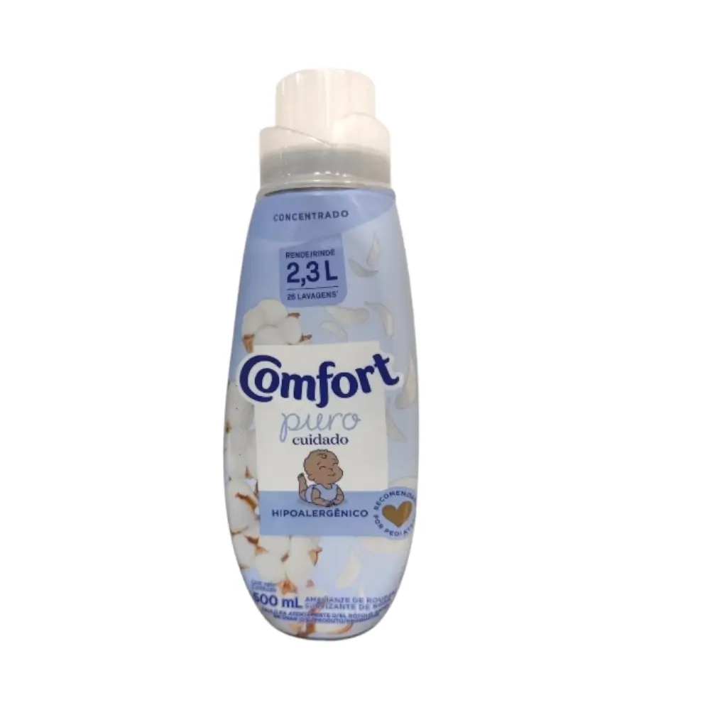 suavizante concentrado comfort puro cuidado hipoalergenico 500ml