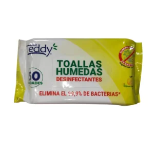 toallas humedas desinfectantes teddy limon 50unidades