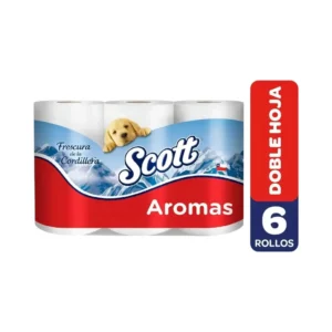 Papel Higiénico Scott Aromas Doble Hoja (6 Rollos)